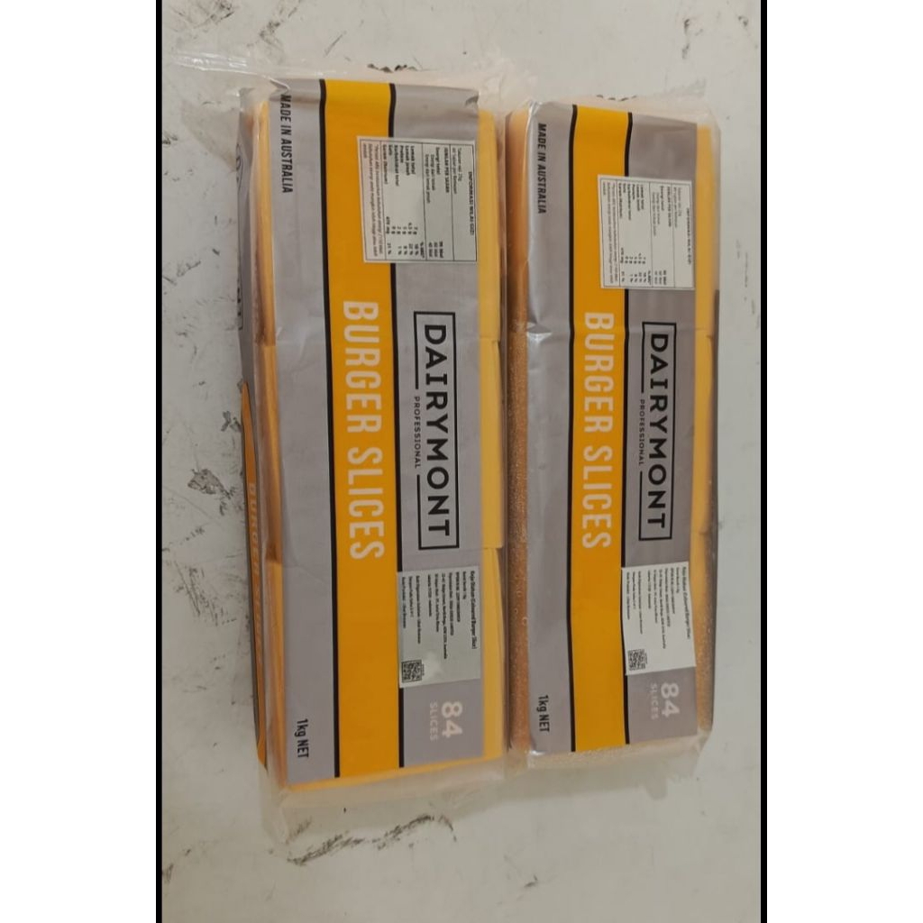 

DAIRYMONT KEJU RED CHEDDAR SLICE 1KG ISI 84 LBR / KEJU SLICE BURGER