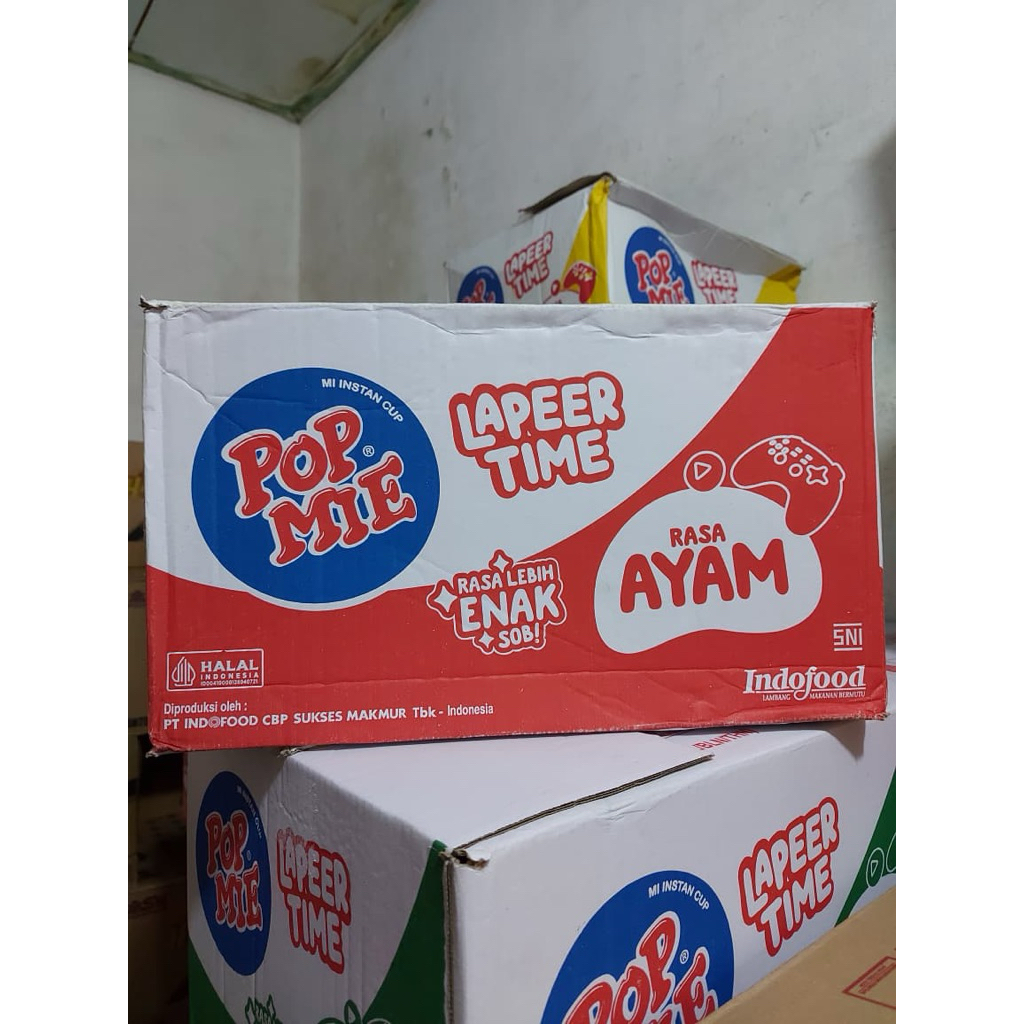 

POP MIE 1 DUS ISI 24 PCS | BASO | AYAM | SOTO | KARI