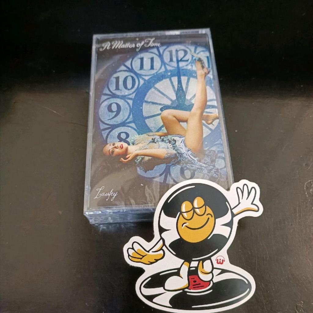 Kaset Laufey A Matter of Time Cassette Tape Kaset Pita Warna Biru