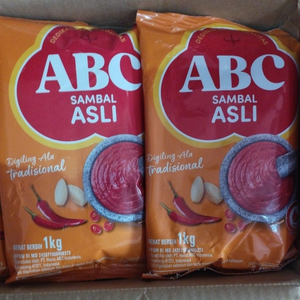 

ABC saos sambal kemasan 1kg