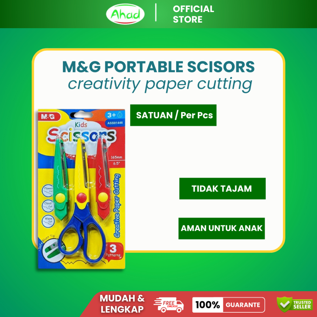 

M&G Gunting Anak | Gunting Kreatif | Gunting Sekolah | Gunting Kerajinan
