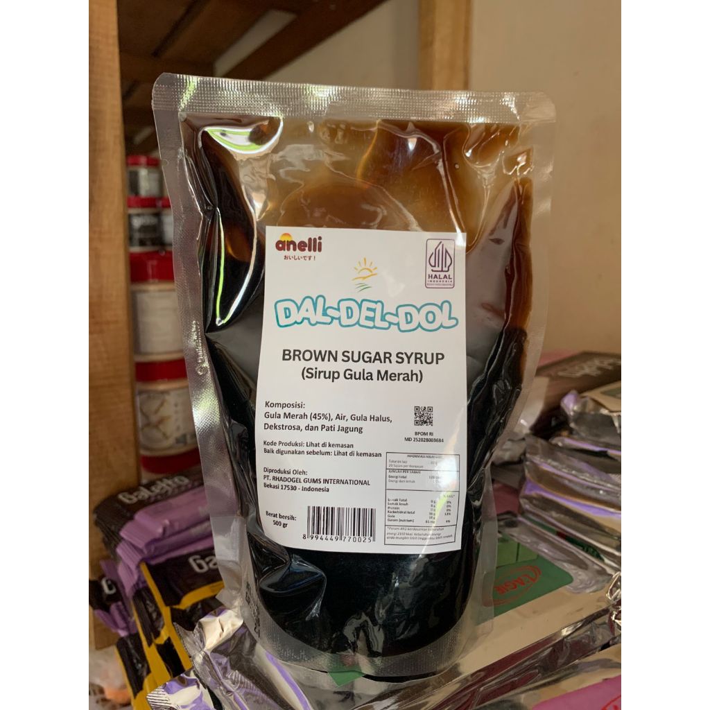 

Gula Aren Dal Del Dol / Brown Sugar / Gula Aren Cair Anelli Dal Del Dol 500gr