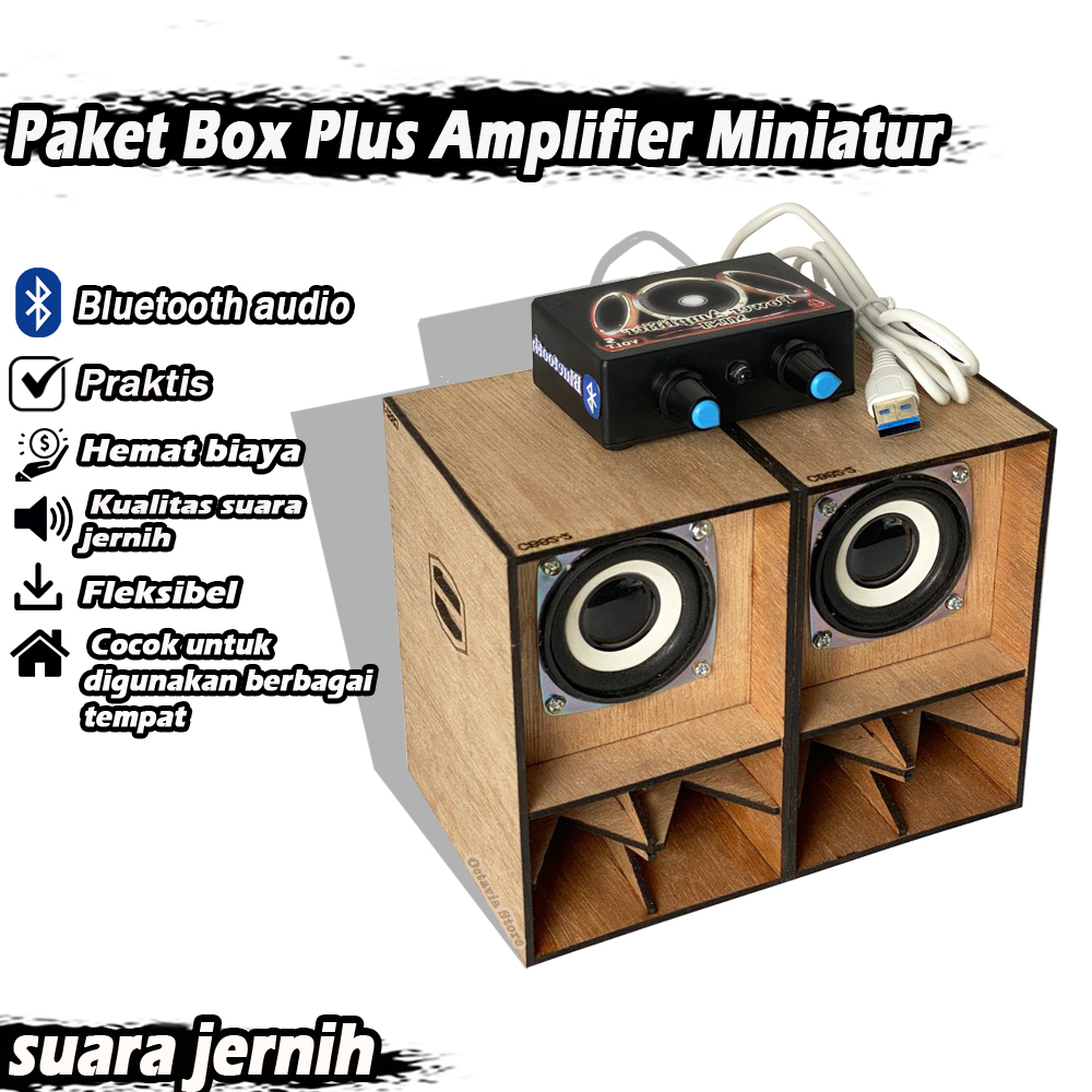 Box Speaker Miniatur CBS 2 INCH Bluetooth Siap pakai
