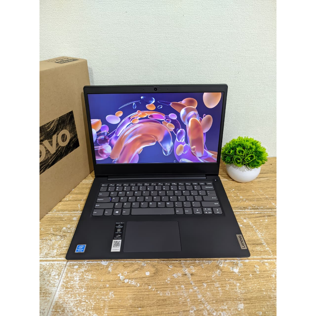 TEBUS MURAH LAPTOP NEW LENOVO IDEAPAD SLIM 3 INTEL PENTIUM SILVER N5030 RAM 8GB SSD 512GB 14"HD