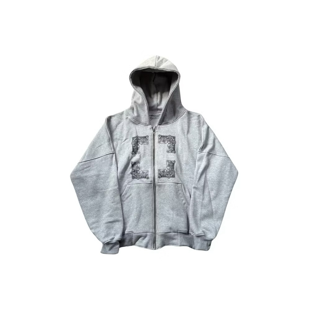 Praedae - Runes Zipper Grey