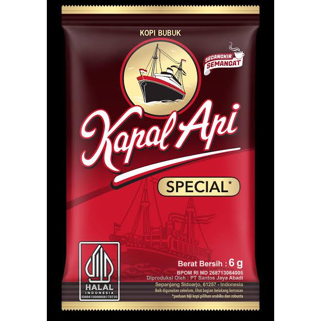 

KOPI KAPAL API SPESIAL 1 Rcg 10 Sachet (6 Gram)