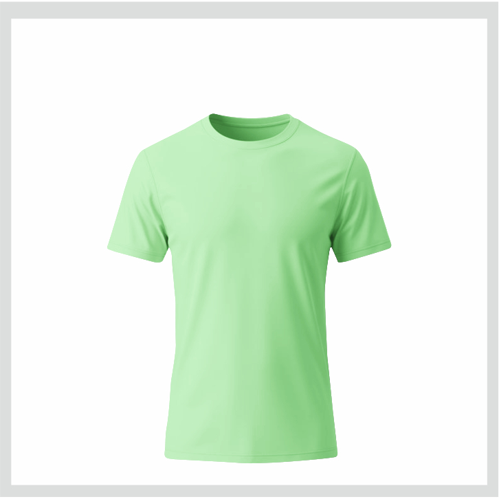 kaos polos warna HIJAU MINT catton combed 24 pria dan wanita