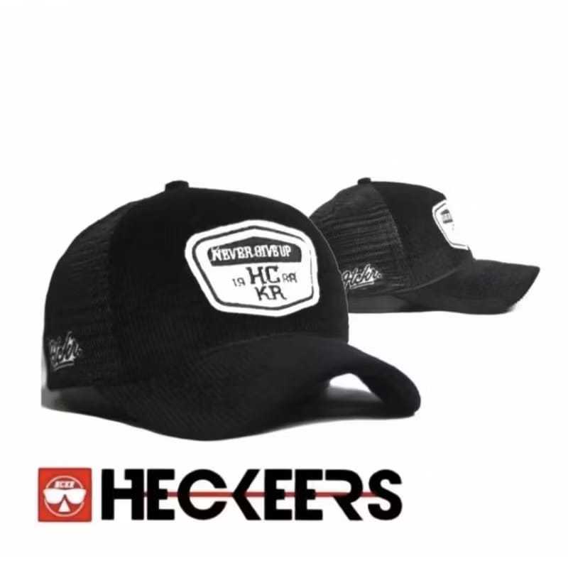 Topi Trucker Corduroy HCKR Hitam Pria Topi Trucker Jaring Corduroy HCKR Hitam Pria Dewasa