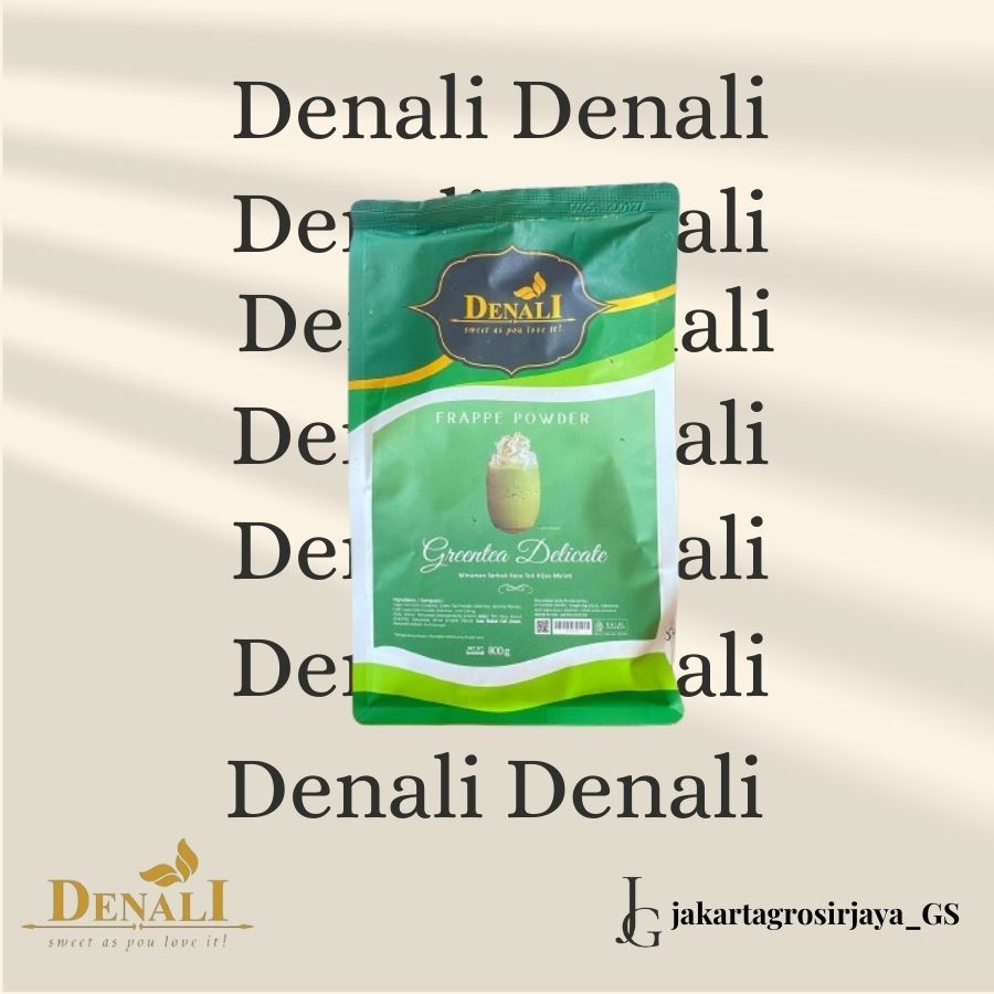 

DENALI BUBUK GREENTEA DELICATE | POWDER GREENTEA DELICATE 800 gr
