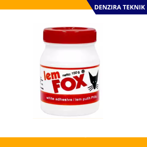 Lem FOX 150GR Original/Lem FOX Botol Kecil/Lem Putih PVAC FOX