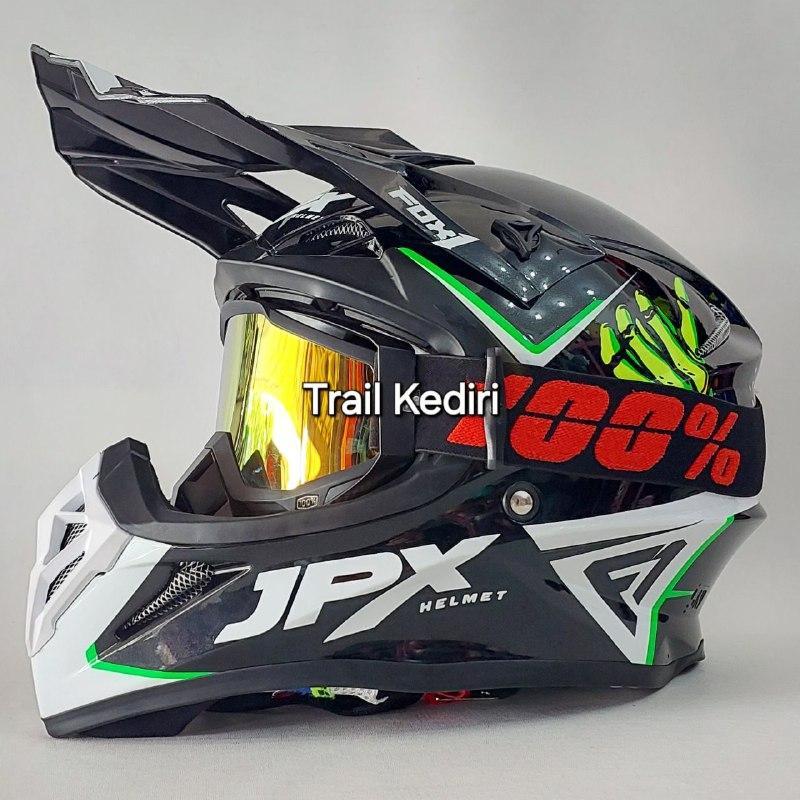Jpx Fox1 X45 Glossy Cross Helm Trail Google TrailKediri