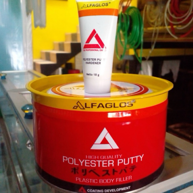 Dempul Alfa | Dempul Kayu & Besi | Wood & Metal Putty Alfa