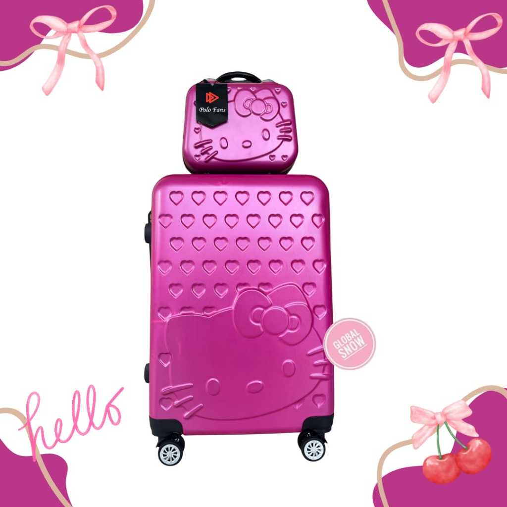 KOPER SET 24 + 10 INCH HELLO KITTY / KOPER SET 2IN1