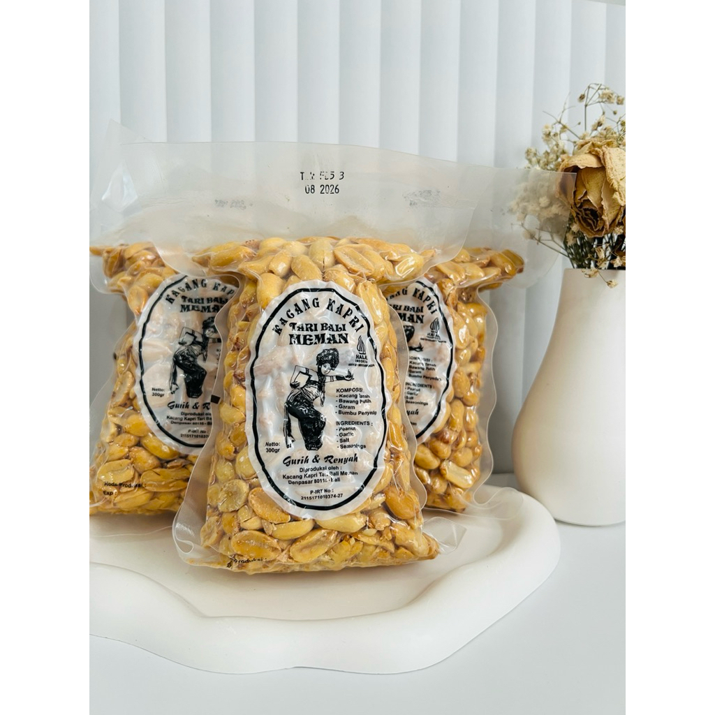 

Kacang Kapri Tari bali Meman Paket 3 Pack