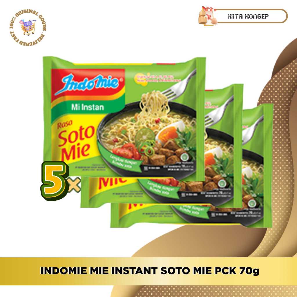

INDOMIE MIE INSTANT SOTO MIE PCK 70g