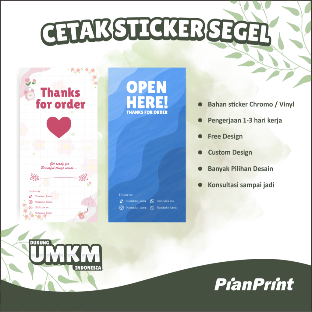 

Cetak Stiker Segel Box Packaging Hampers Custom | Kemasan Hampers | Sticker Label Makanan | Sticker Kemasan Label Box Packaging |
