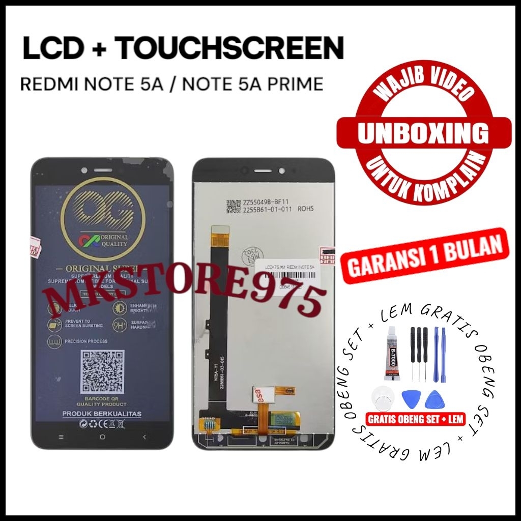 LCD Fullset Redmi Note 5A / NOTE 5A PRIME LCD +Touchscreen