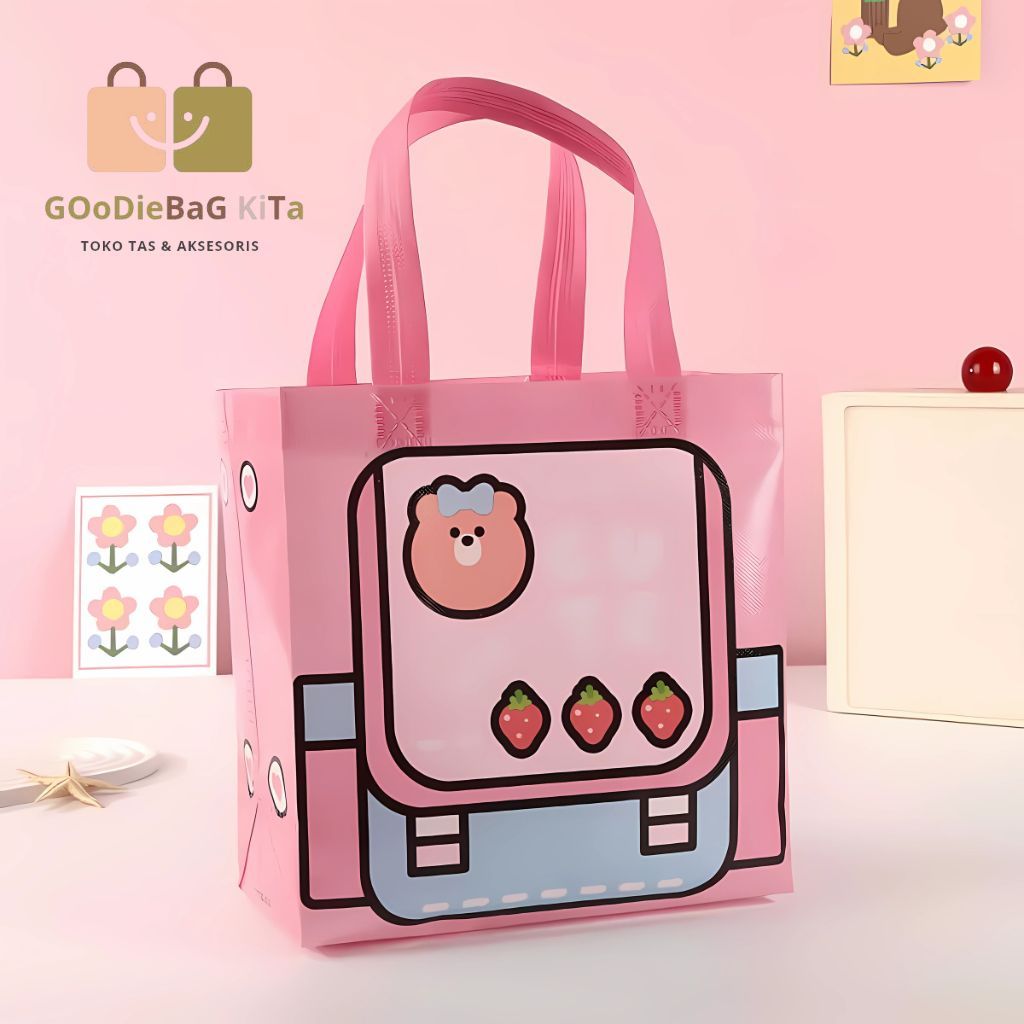 

Tas Ulang Tahun Anak / Tas Souvenir Ulang Tahun Anak/Tas Ultah Murah/PREMIUM MOTIF LUCU GOODIE BAG