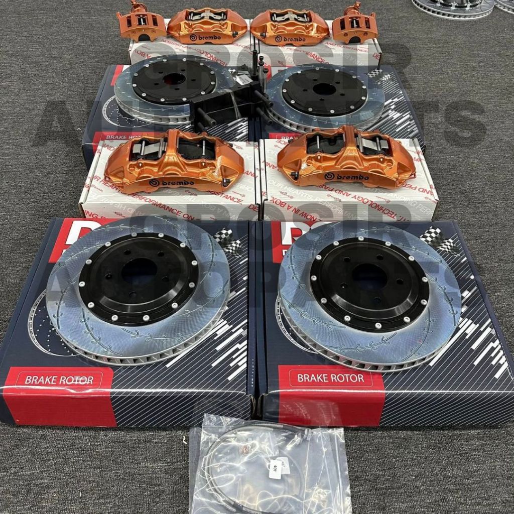 BBK Big Brake Kit Brembo GT6 / CTSV 6 POT + F40 4 POT + CPB 2 Pot Honda Civic FD FB Depan 6 Pot Bela