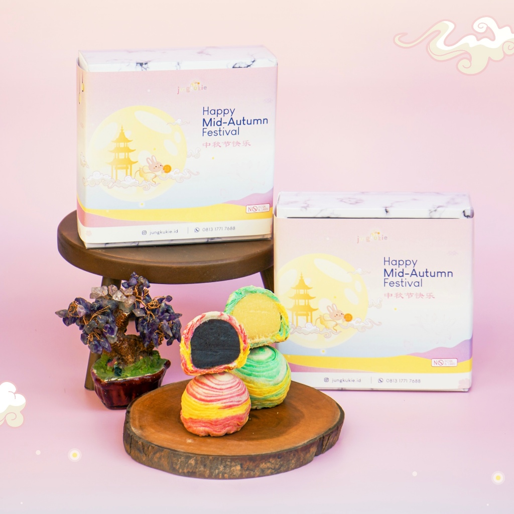 

Hampers Thousand Layer Mooncake Pastry | Kue Bulan Mid Autumn Hampers Tong Ciu Pia HALAL