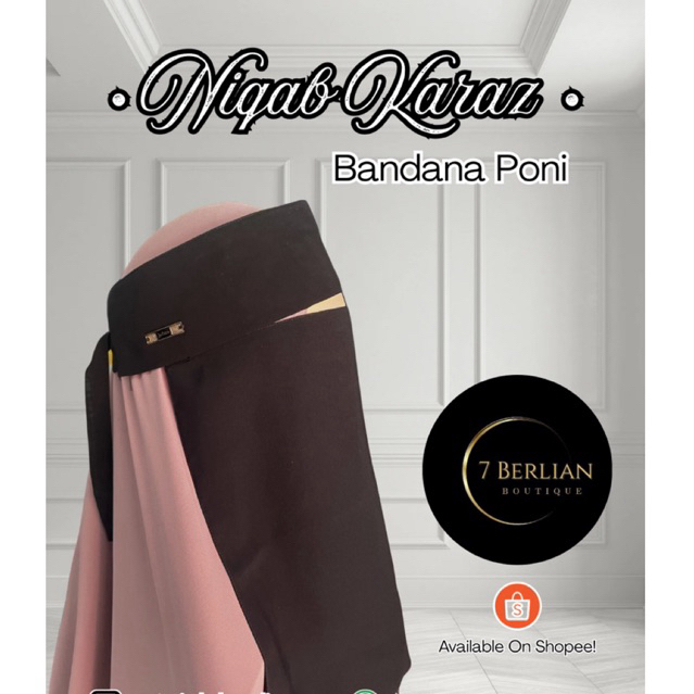 niqab cadar karaz original saudi bandana poni ny 7 berlian's choice