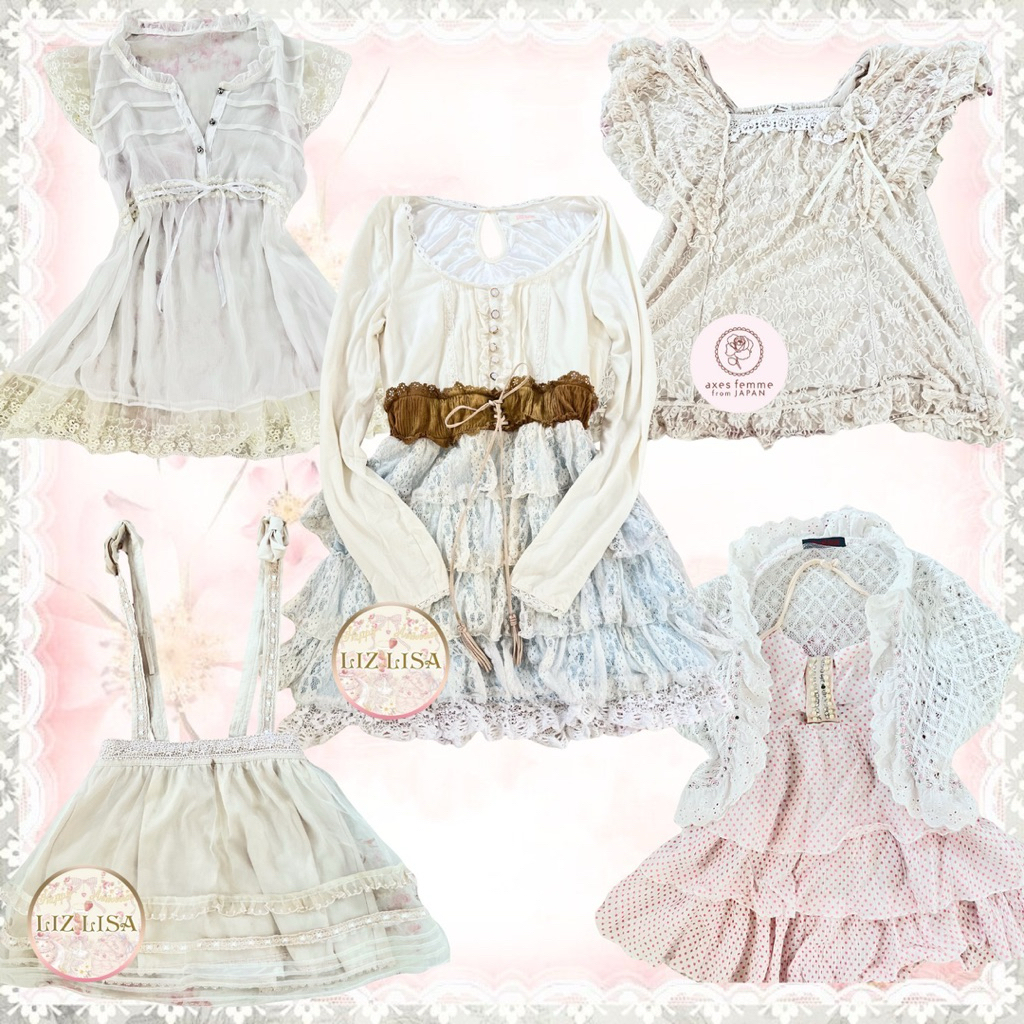 BATCH 16 FAIRY MORI COQUETTE LIZ LISA AXES FEMME KAWAII SHOUJO