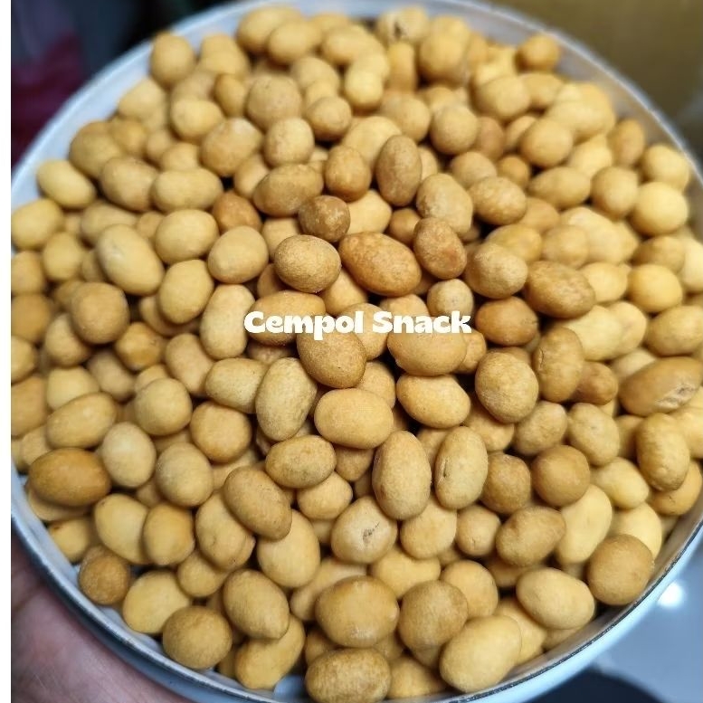 

[ 1kg ] Kacang Telur Renyah Kacang Tanah Camilan Santai Ngopi