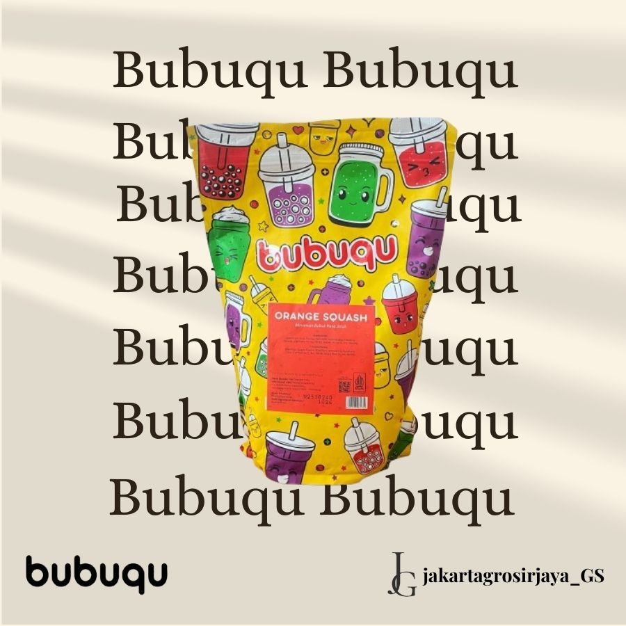 

Bubuqu Powder Drink Orange - Bubuk Minuman Jeruk 1 Kg