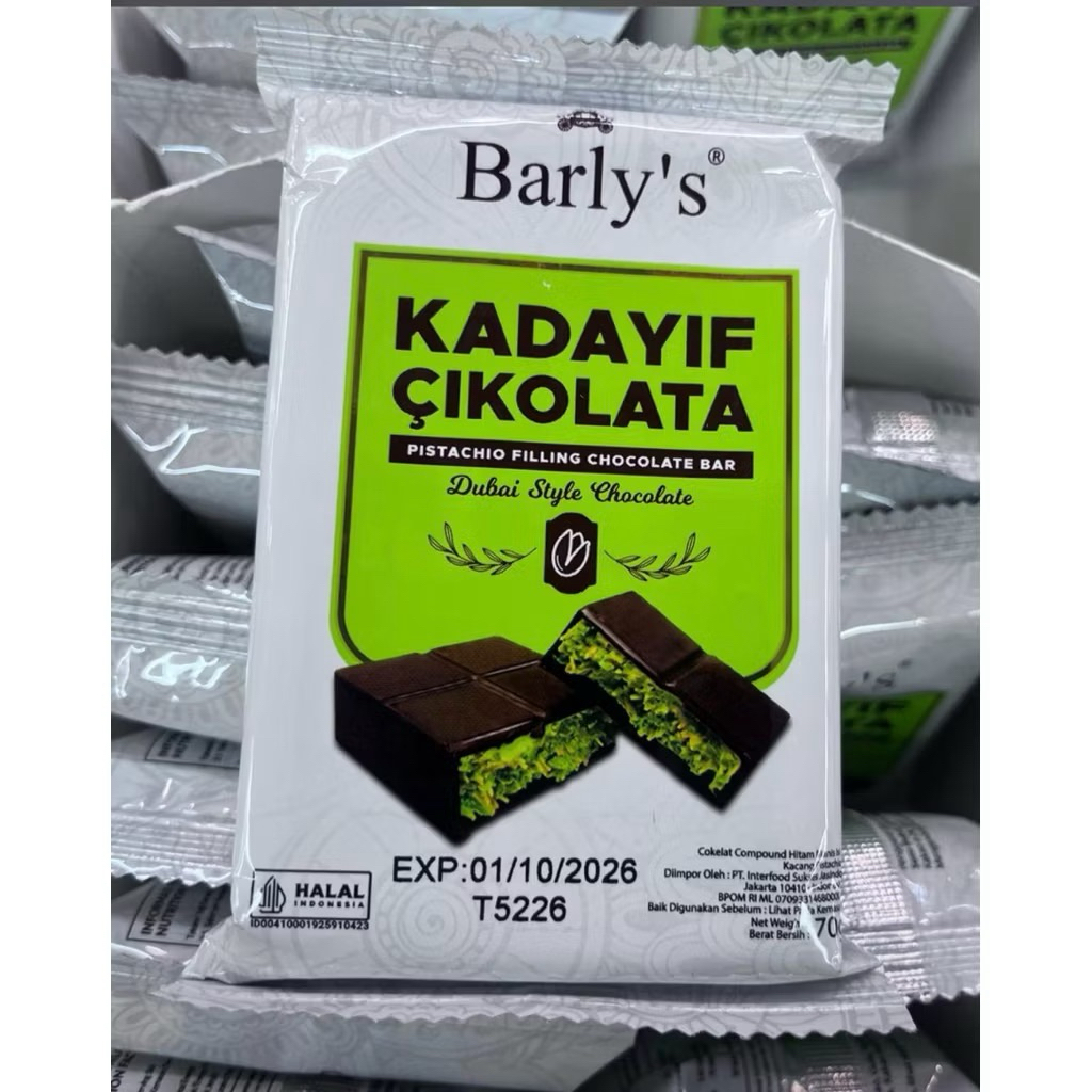 

Coklat Dubay Barly’s 70grm