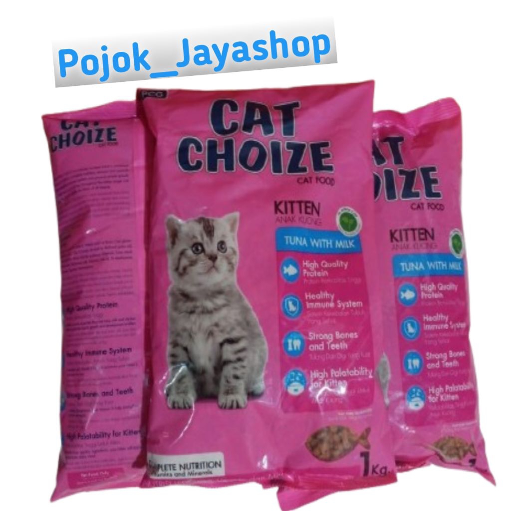 ‎MAKANAN ANAK KUCING CAT CHOIZE KITTEN 1KG - Makanan Anak Kucing Kitten Cat Choize 1 KG