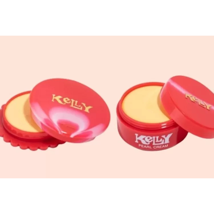 Bedak Kelly Pearl Cream Krim Pemutih Wajah alas Bedak Foundation