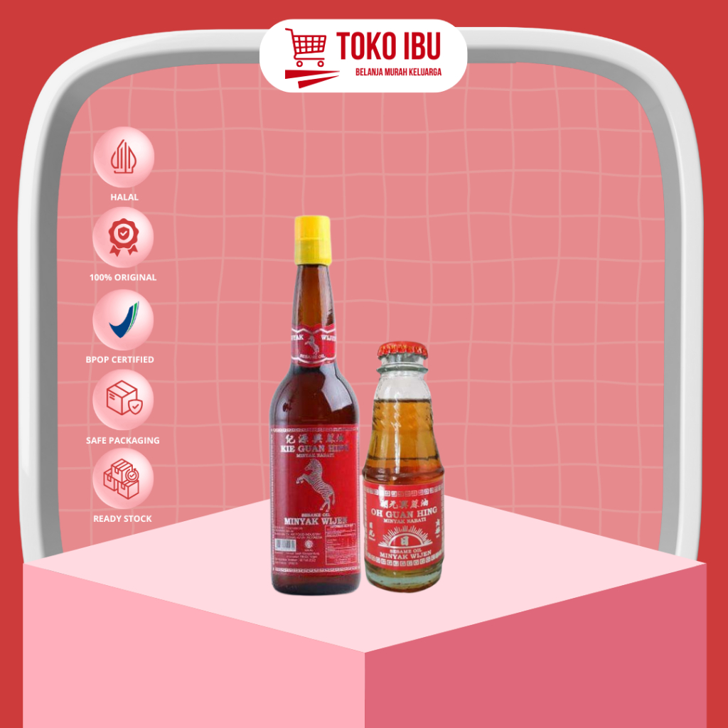 

Kie Guan Hing Minyak Wijen Halal 100 Ml / 600 Ml Sesame Oil