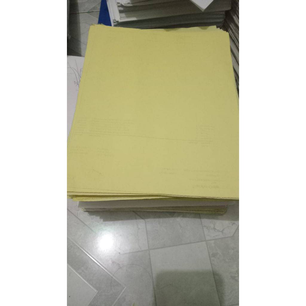 

kertas NCR/kertas warna warni bekas