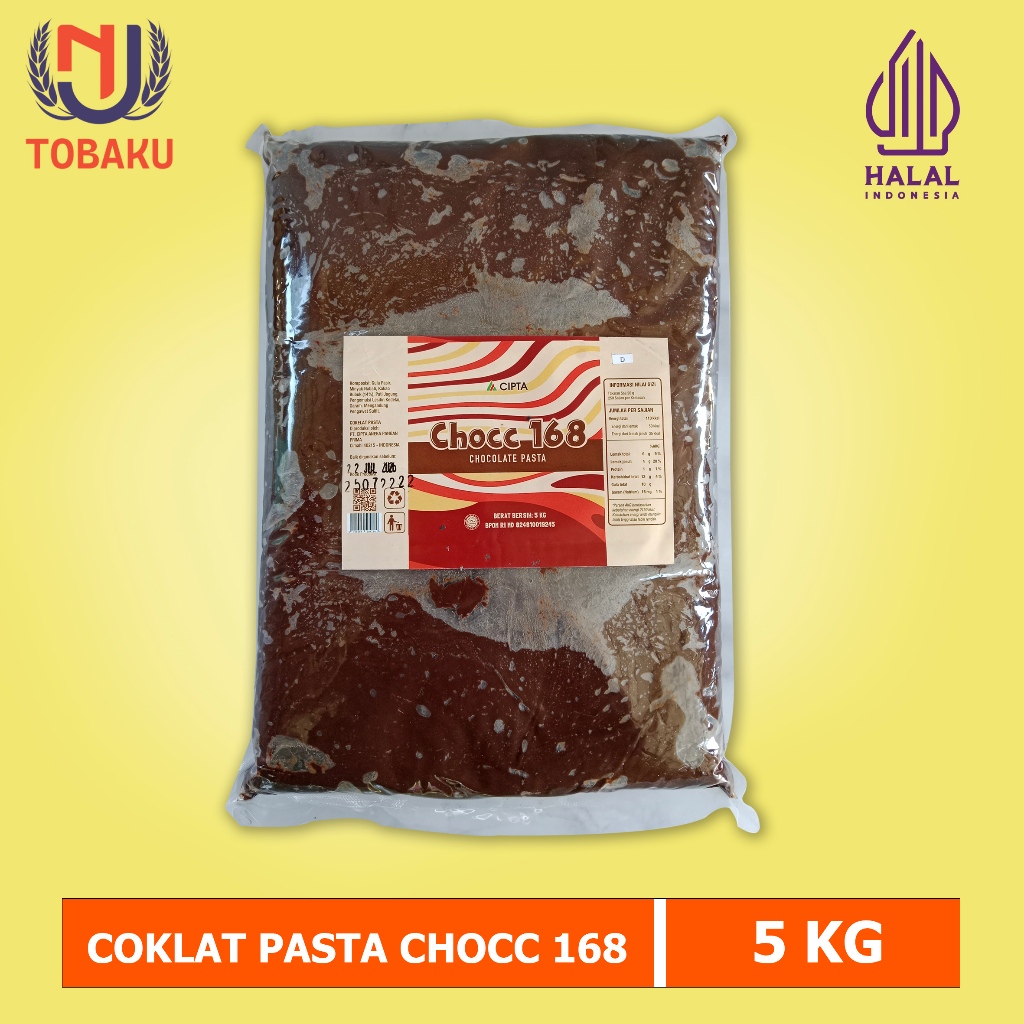 

Chocc 168 Coklat Pasta 5kg/Bag Isian Roti enak