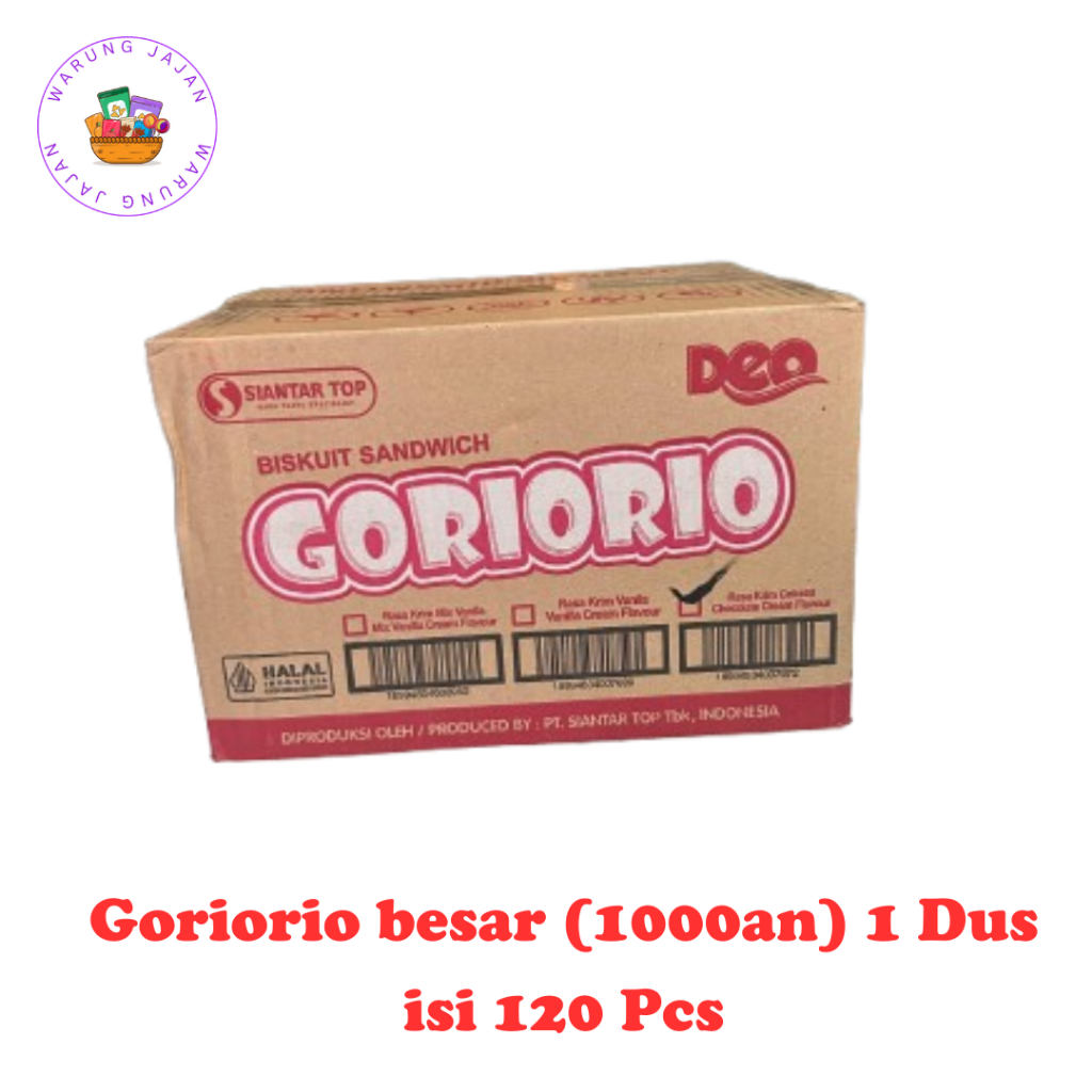

Goriorio Besar (1000) 1 Dus isi 120 Pcs