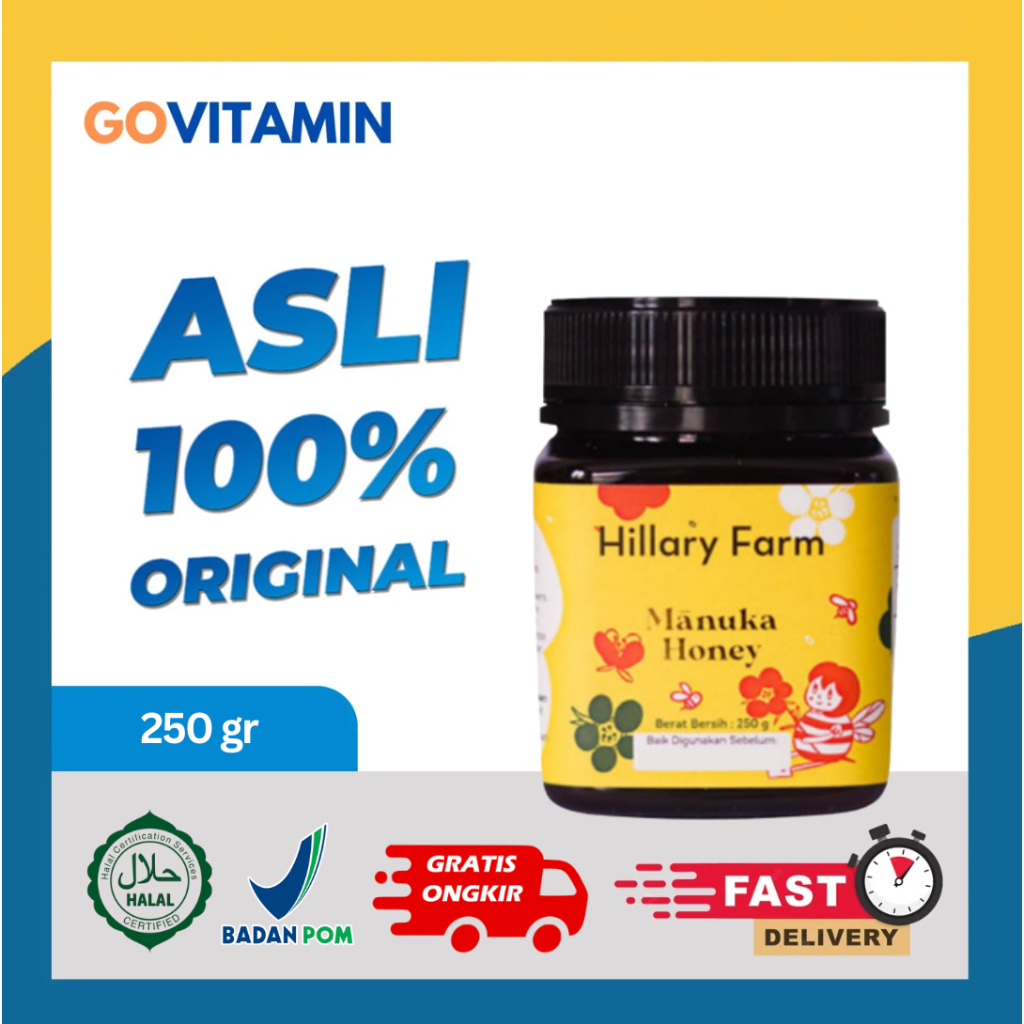 

Hillary Farm Manuka Honey (250gr) - madu manuka anak