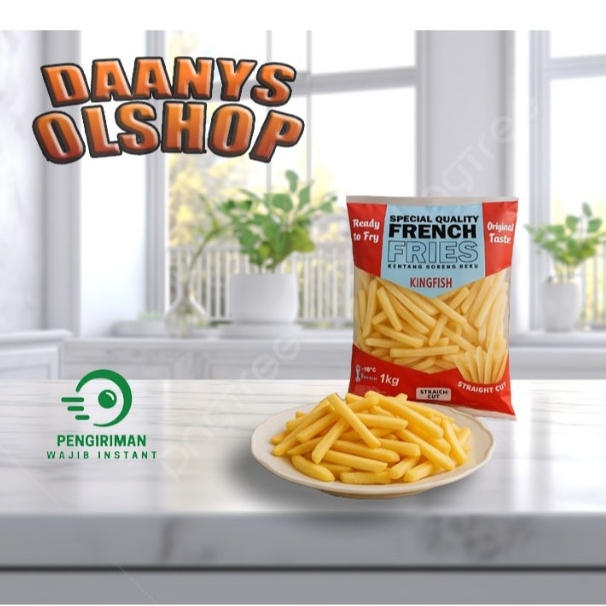 

Kentang Shoestring Kingfish 1 Kg Praktis Goreng