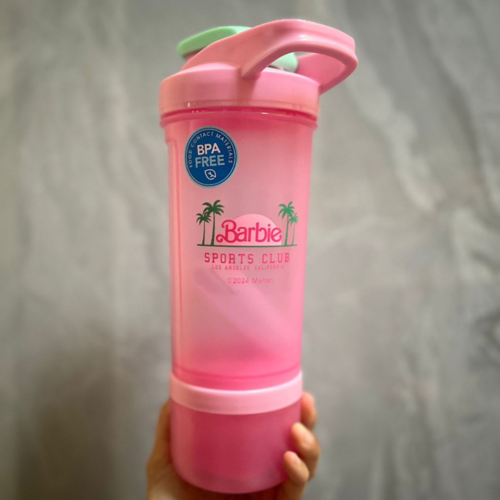 COD DENPASAR BALI Botol Minum MINISO Barbie Collection Shaker Bottle 650ML Botol Minum Barbie
