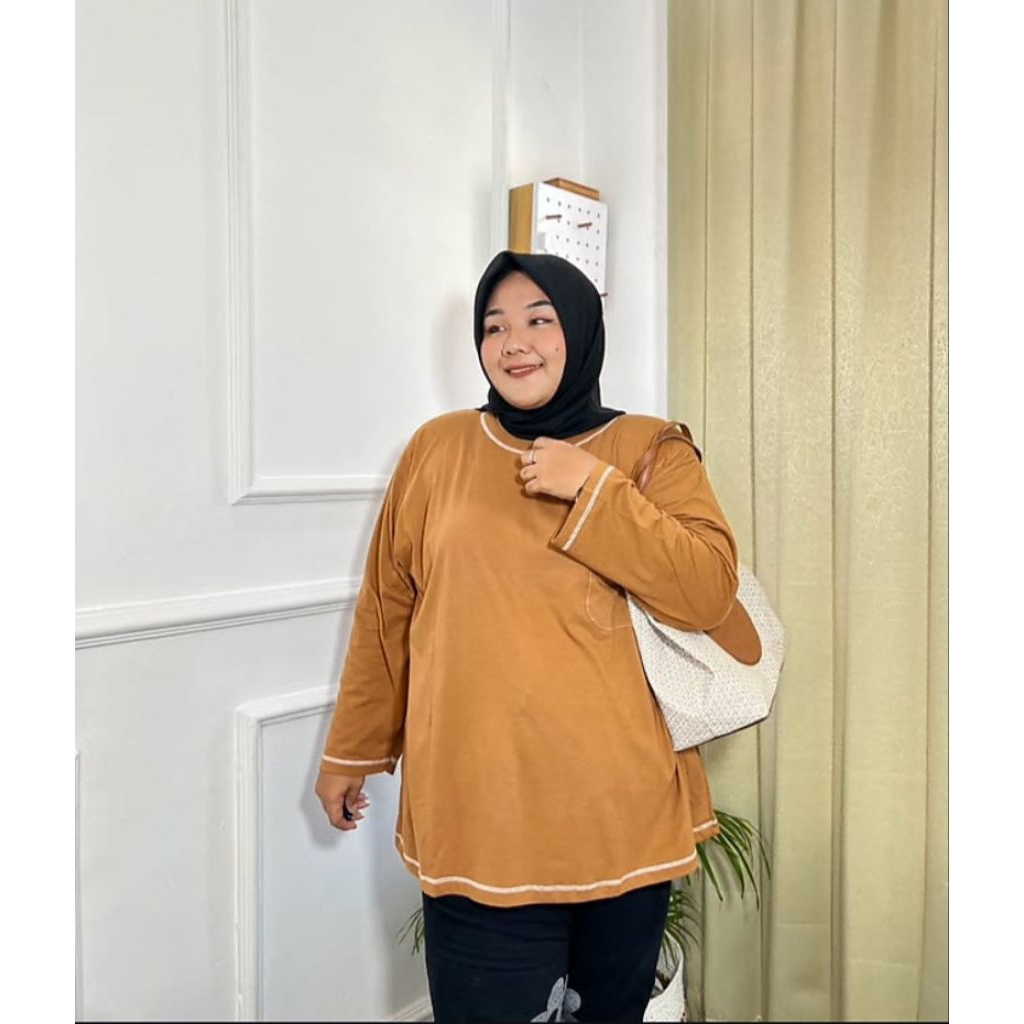 YAO KAOS LIST SUPER JUMBO LD 140 KAOS OVERSIZE XXXXL