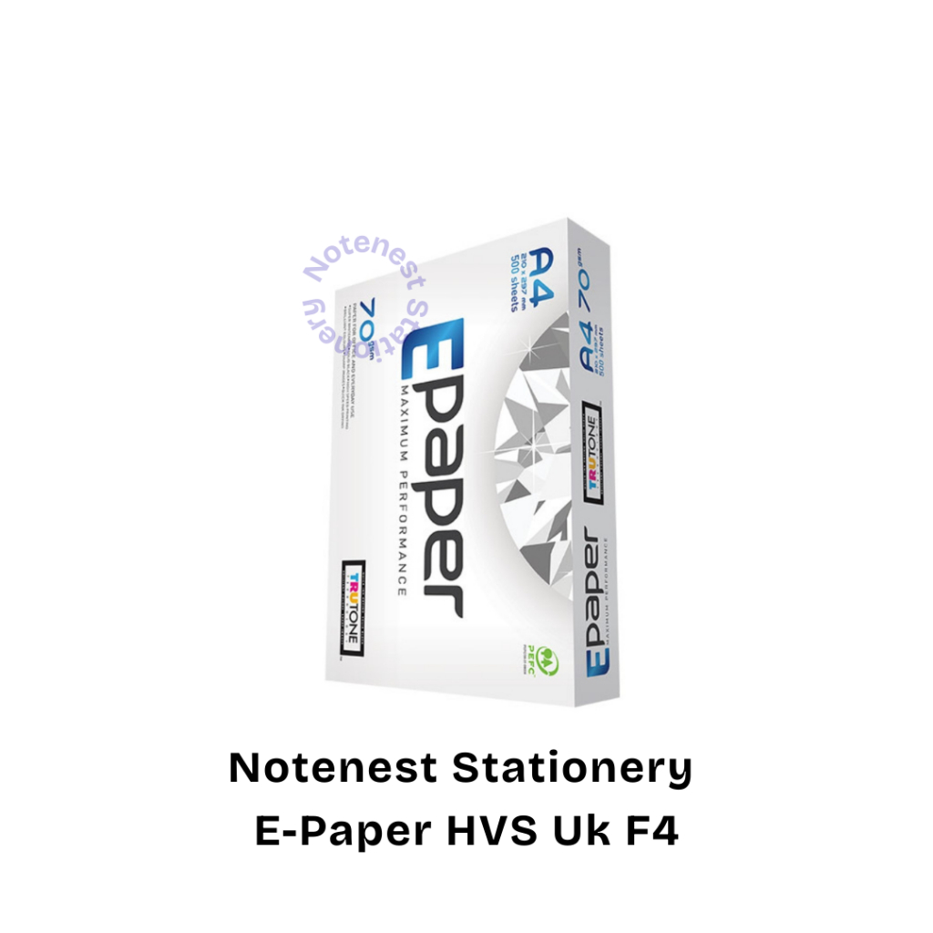 

KERTAS HVS F4 E-Paper 70gsm (1 RIM ISI 500 LEMBAR)