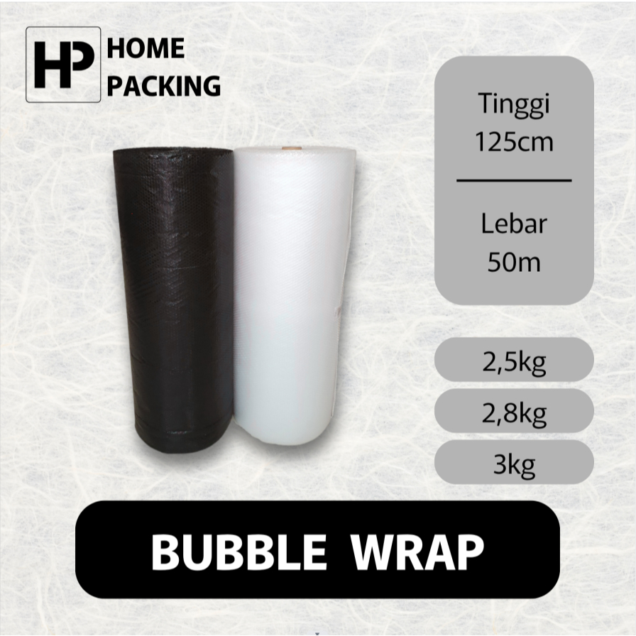 

HP BUBBLE WRAP PACKING 1,2x50m | 2,5kg 2,8kg 3kg