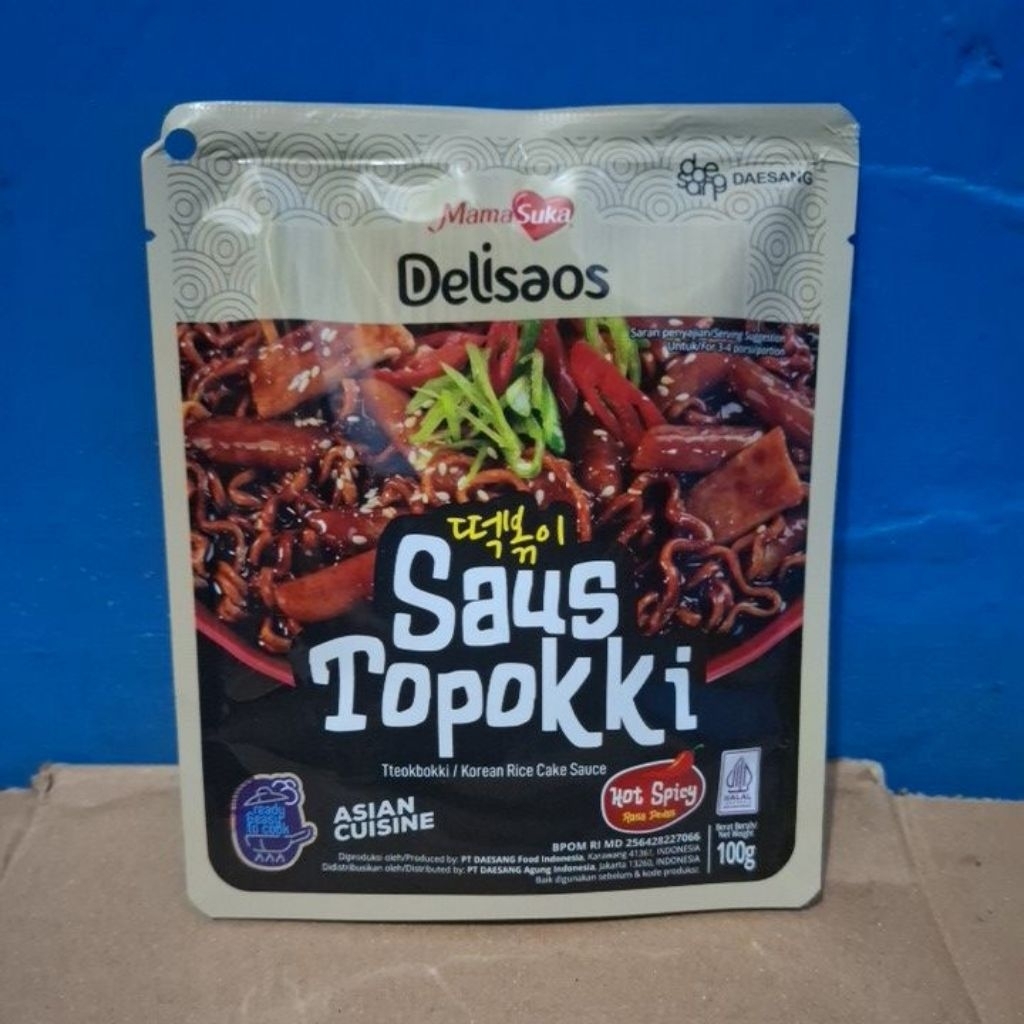 

saus Topokki Hot spicy mama suka / Korean Rice sauce 100g
