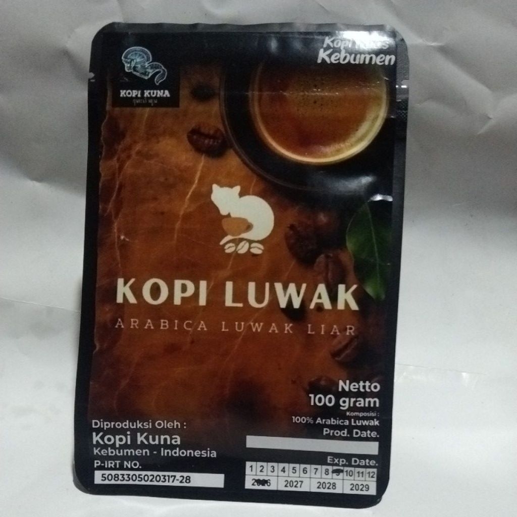 

Kopi Arabika Luwak liar