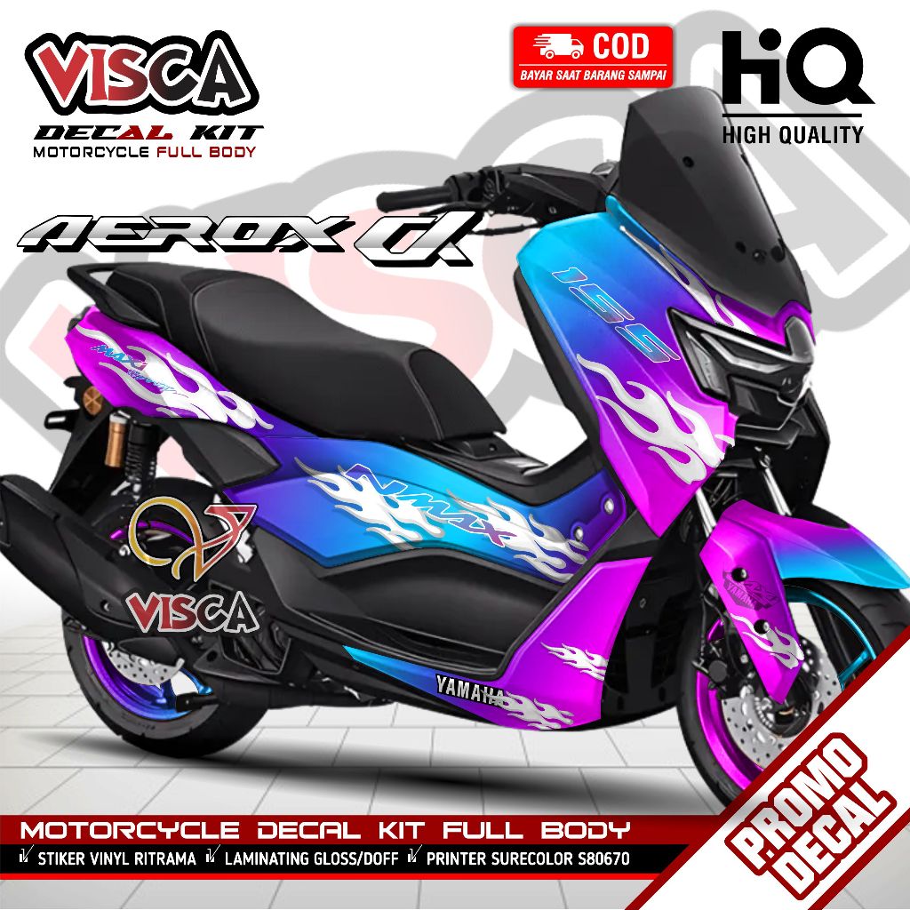 Bisa COD / Decal NMAX Turbo Full Body Stiker NMAX New 2024 Fullbody Dekal Nmax Neo Striping NMAX 202