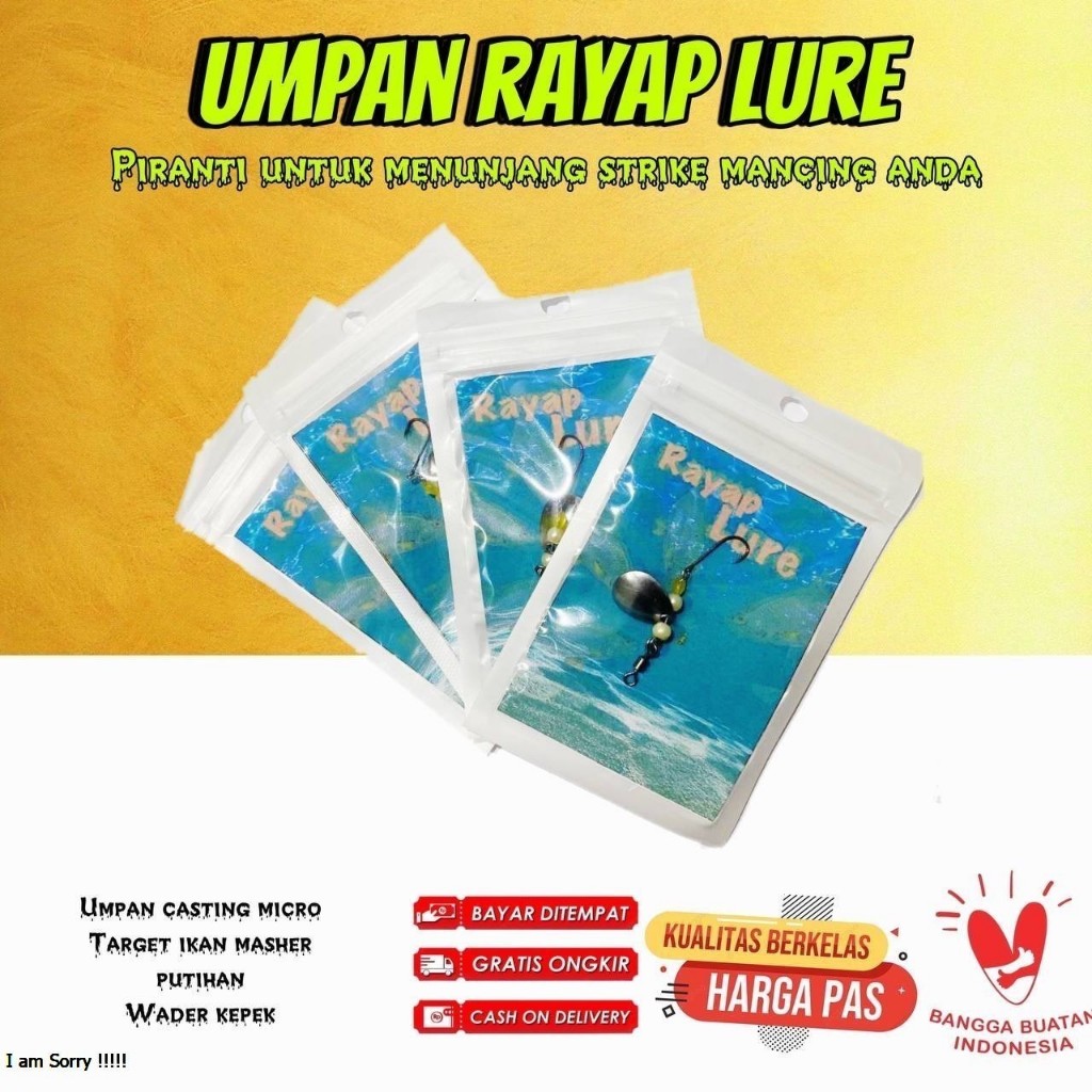 umpan casting rayap jawara / umpan casting wader
