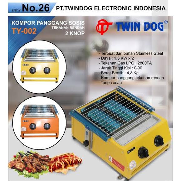 Kompor Panggang / Kompor Sosiz / Kompor Yamakawa / Kompor Sosis Td 2in1