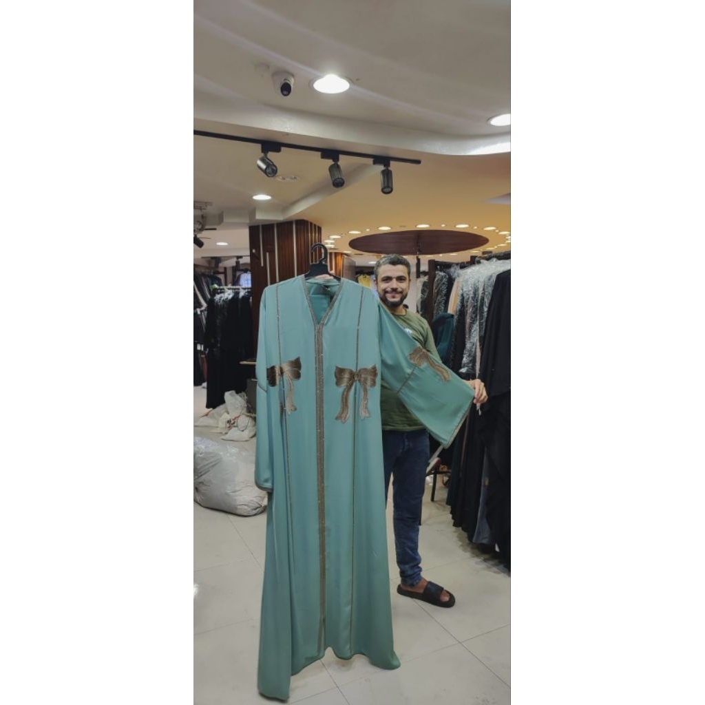 [ORIGINAL EGYPT] Abaya Mesir Motif Pita List Premium – High Quality