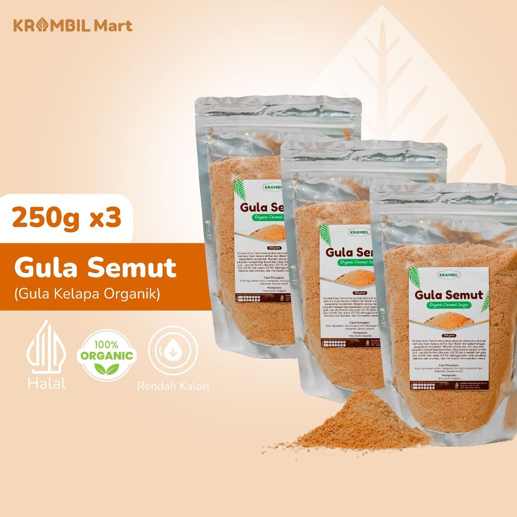 

Paket Hemat 3 - Gula Kelapa Semut Organik Murni