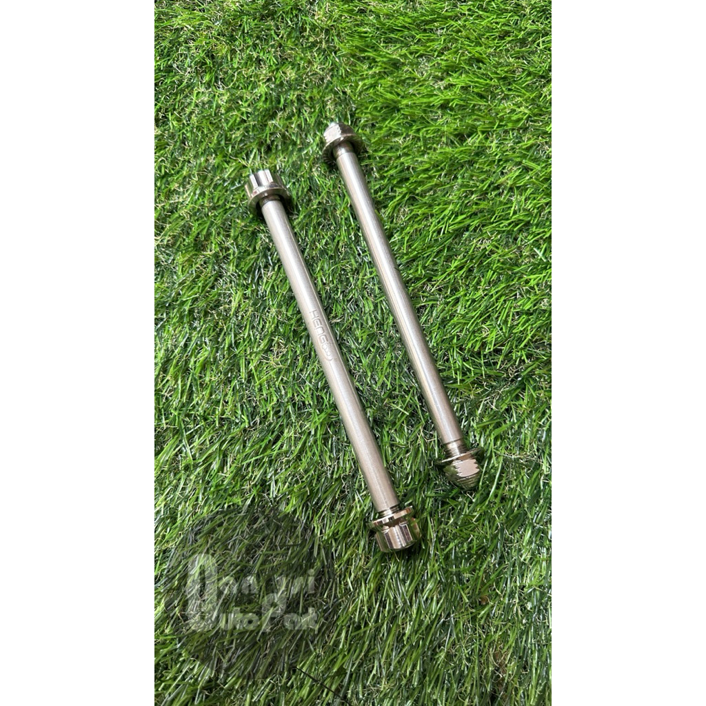 As Roda Depan Dan Mur Stainless Heng Original Thailand Motor Honda Dash & Sonic Motorcycle Sparepart