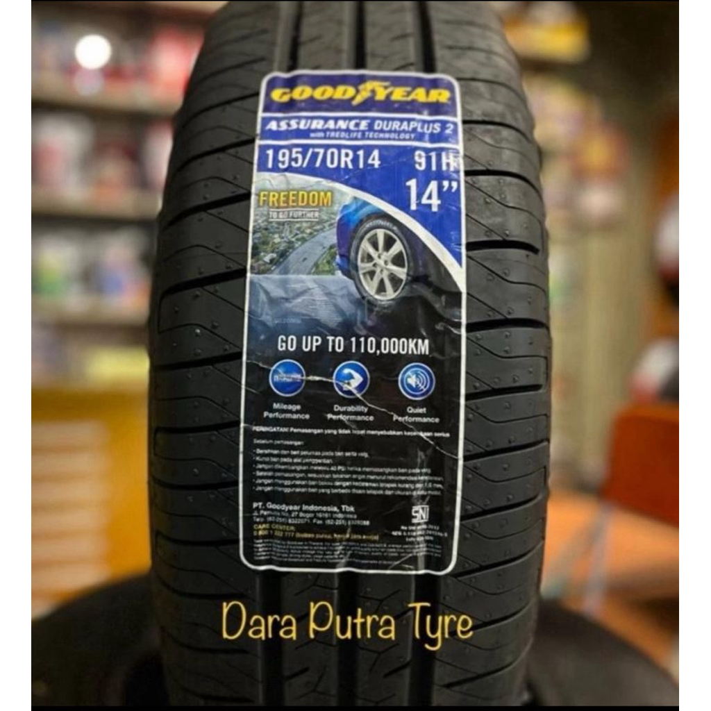 ban mobil 195 70 14 goodyear duraplus 2 Goodyear 195/70 R14 Duraplus 2